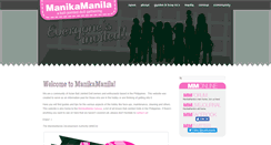 Desktop Screenshot of manikamanila.com